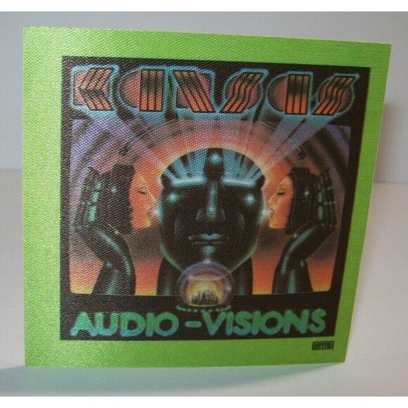 Kansas Backstage Pass Audio Visions Concert Tour Original 1980 Gift For Rock Fan - Picture 1 of 2